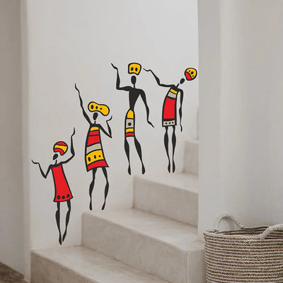 Dancing Men Wall Sticker Default Title