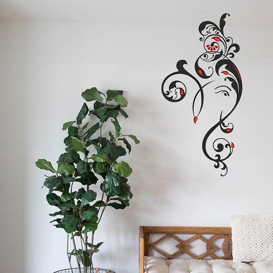 Abstract Ganesh Wall Sticker Default Title