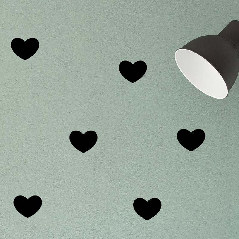 Hearts Wall Sticker Default Title