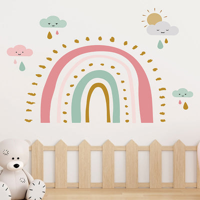 Rainbow illustrations Wall Sticker Default Title