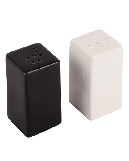 Attractive Ceramic Handcrafted Salt & Pepper Shakers | Set Of 2 | 2 x 2 x 3 inches