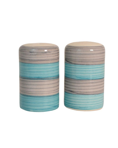 Colorful Ceramic Handcrafted Salt & Pepper Shakers | Set Of 2