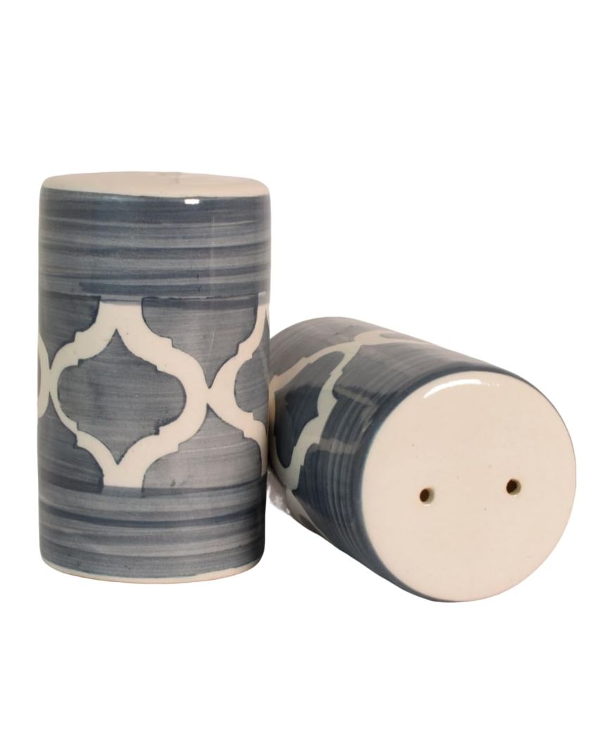 Beautiful Ceramic Handcrafted Salt & Pepper Shakers | Set Of 2