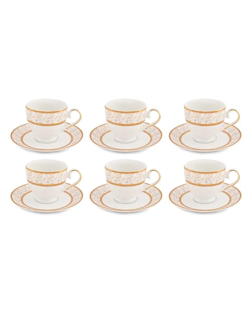 Rainbow Gold Porcelain Cup & Saucer Set