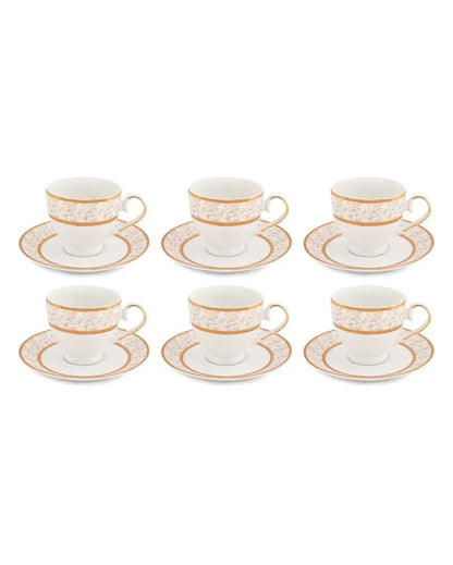 Rainbow Gold Porcelain Cup & Saucer Set