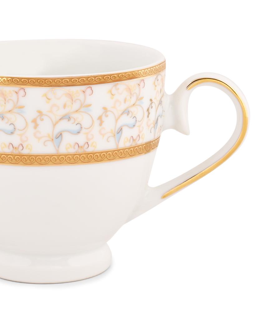 Rainbow Gold Porcelain Cup & Saucer Set