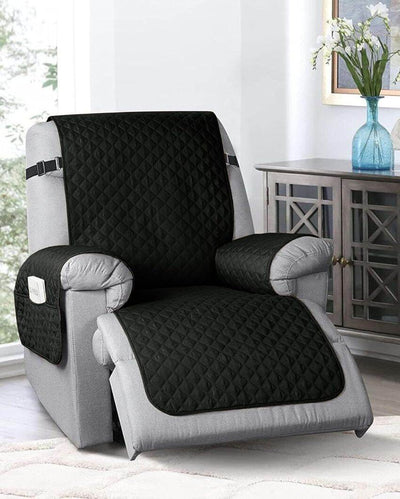 Super Stretch Printed Form Fitted Polyester Recliner Chair Cover | 82 x 91 inches