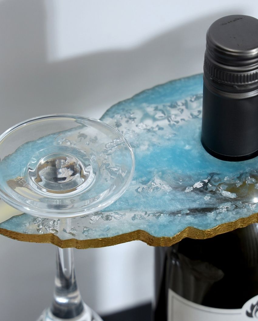 Smart Storage Resin Wine Bottle Holder | 10 x 4 inches