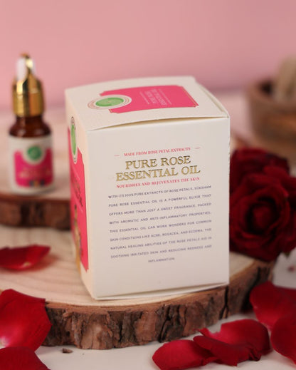 Pure Rose Essential Oil | 15 ml