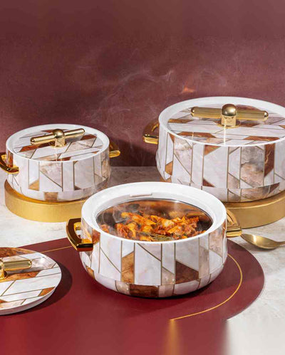 Elegance Royal Inner Steel Casseroles | Set of 3