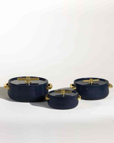 Elegance Royal Collection Steel Casseroles with Lid