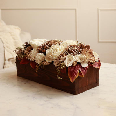 Rustic Romance Artificial Solawood Flowers | 17 x 6 inches