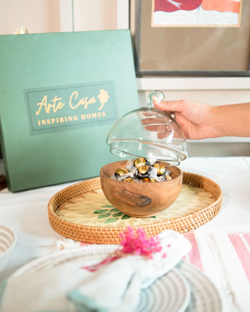 Chic Glass Dome Server | Tray Not Included