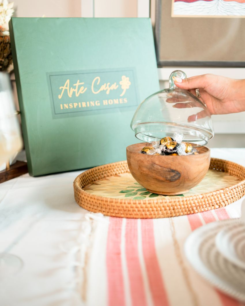 Chic Glass Dome Server | Tray Not Included