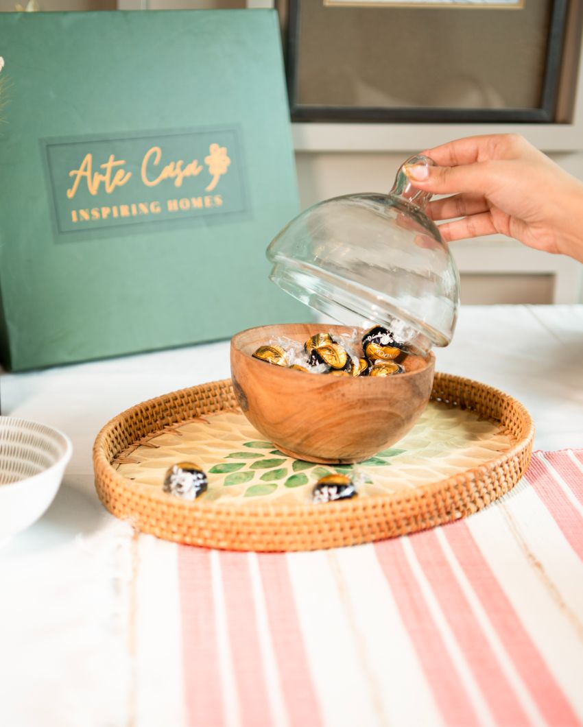 Chic Glass Dome Server | Tray Not Included