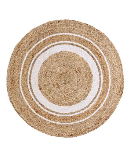 Dart Board Hand Braided Jute Rug |  35 inches