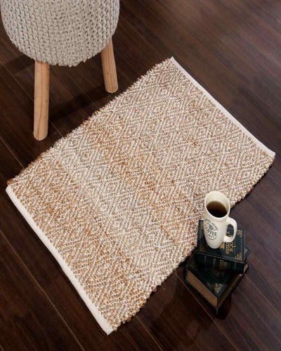 Diamond Weave Handwoven Jute Rug | 24 x 35 inches