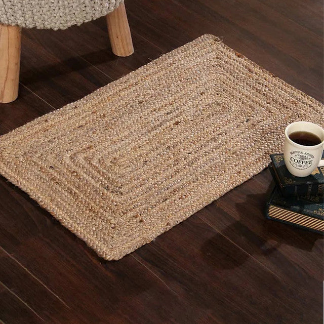 Rectangle Jute Rug | 32 x 20 inches