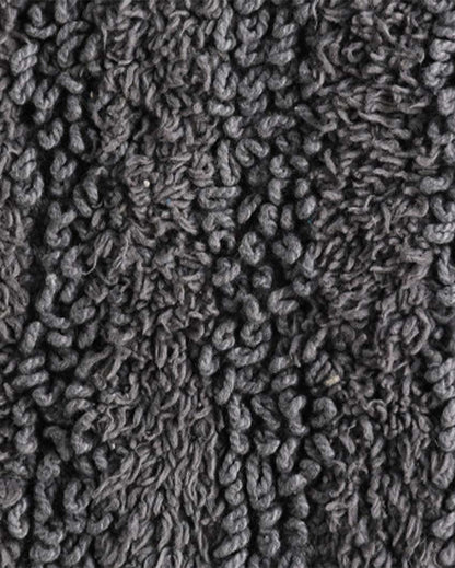 Tufted Striped Cotton Bathroom Rug | Multiple Colors | 24 x 16 inches