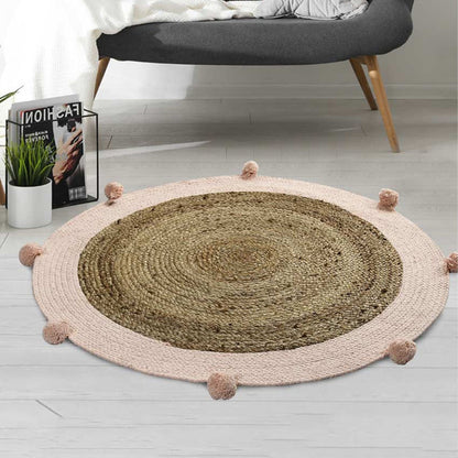 Round Jute Rug | 39 inches