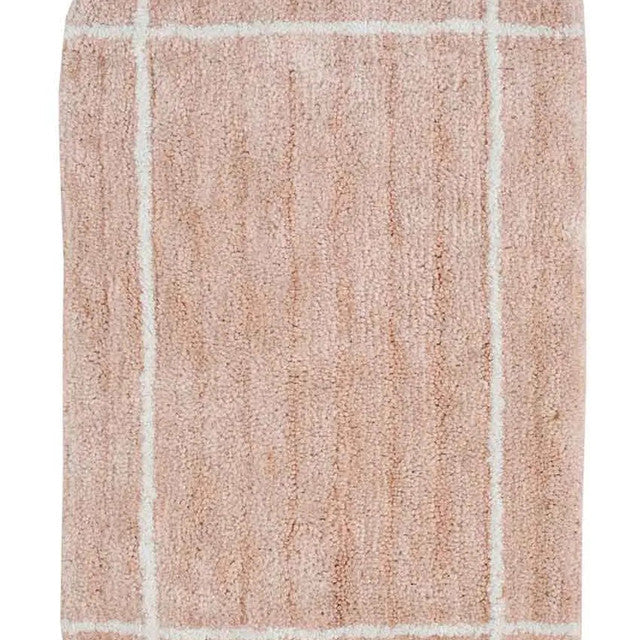 Pink Tufted Bathmat | Single | 24x16 inches