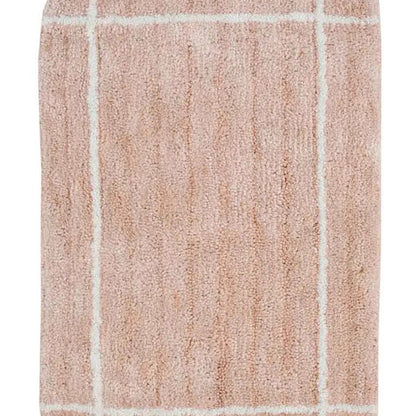 Pink Tufted Bathmat | Single | 24x16 inches