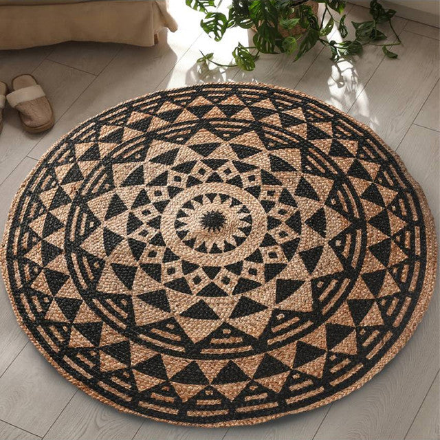 Rath Wheel Braided Jute Rug | Diameter 39 inches