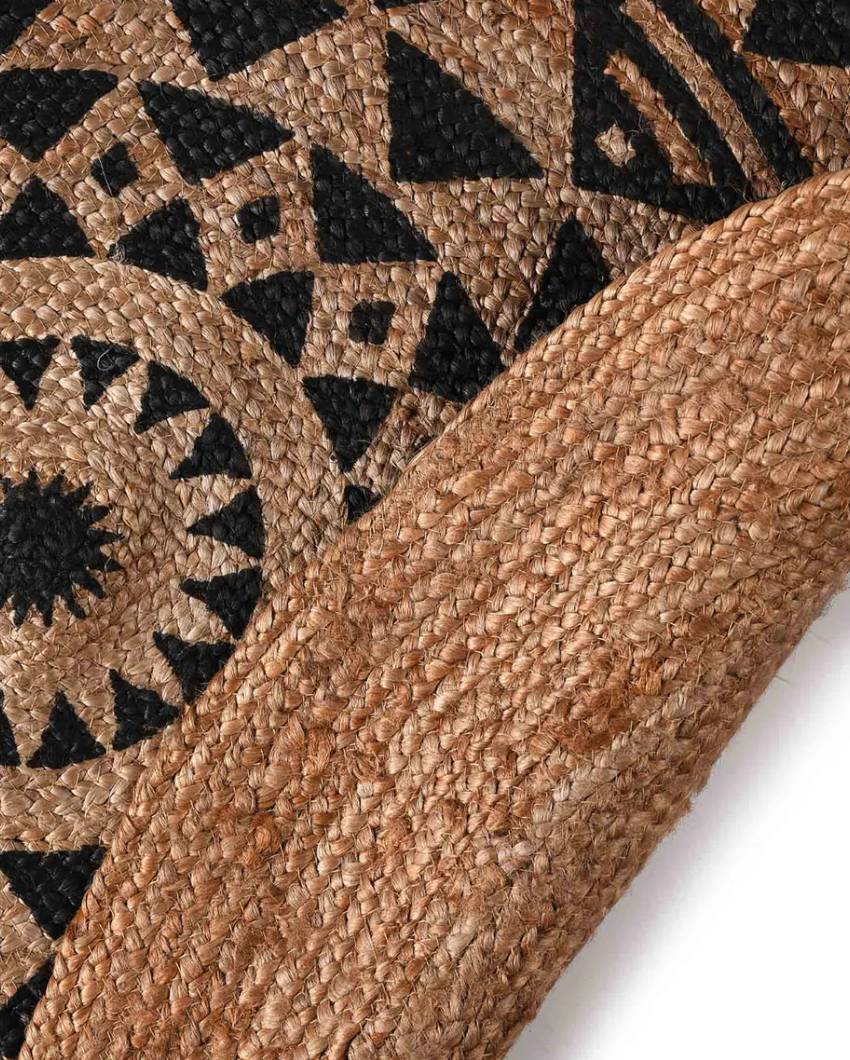 Rath Wheel Braided Jute Rug | Diameter 39 inches