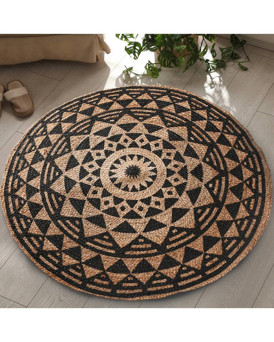 Rath Wheel Braided Jute Rug | Diameter 39 inches