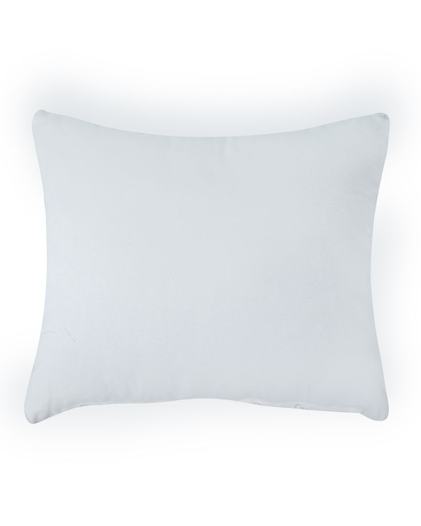 Luxurious White Tufted Lumbar Filled Cushion | 14 x 20 inches