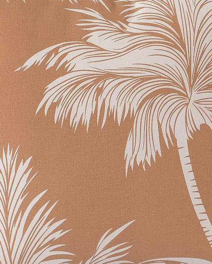 Palm Tree Cotton Cushion Cover | 18x18 inches