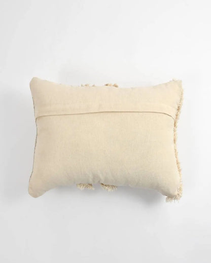 Neutral Tones Abstract Cotton Cushion Cover | 20 x 12 inches