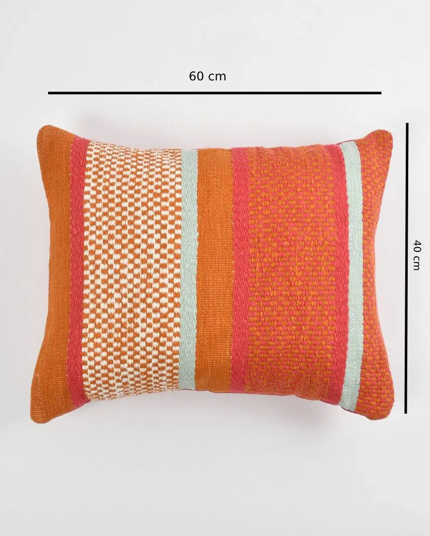 Multi Bright Cotton Cushion Cover | 24 x 16 inches