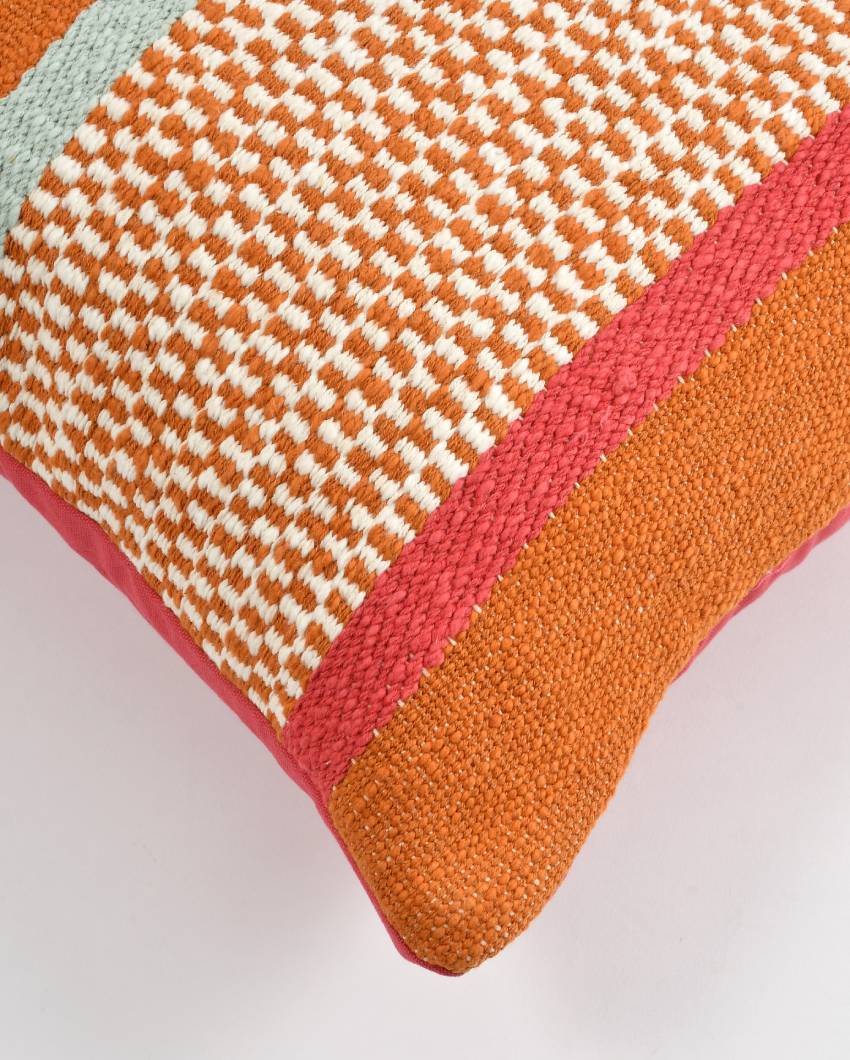 Multi Bright Cotton Cushion Cover | 24 x 16 inches