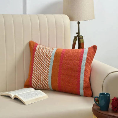 Multi Bright Cotton Cushion Cover | 24 x 16 inches