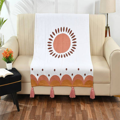 Stylish Printed Cotton Throw | 49 x 39 inches