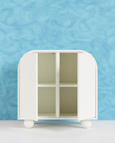 Wee White Santorini Small Cabinet | 32 x 16 x 32 inches