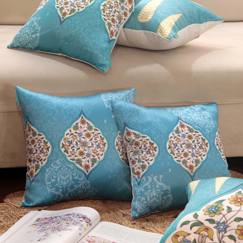 Sapphire Lawn Cushion Covers | Set Of 5 Default Title