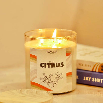 Härmatis Fresh Citrus Scented Soy Candle Default Title