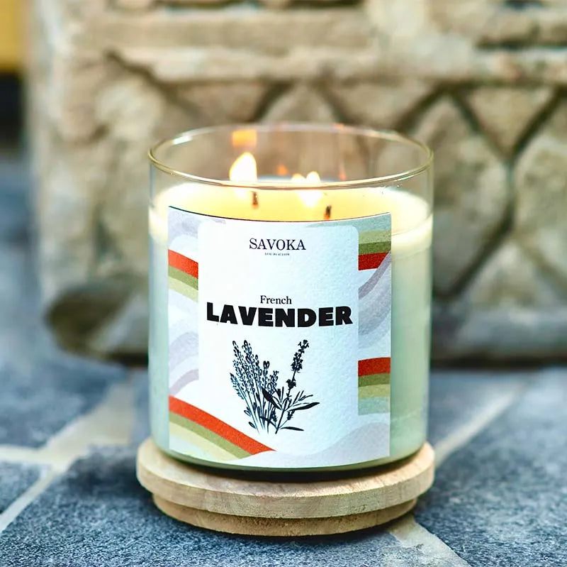 Härmatis French Lavender Scented Soy Candle Default Title