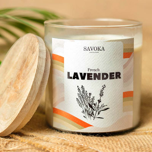 Härmatis French Lavender Scented Soy Candle Default Title