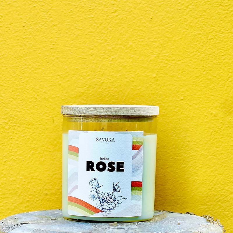 Härmatis Indian Rose Scented Soy Candles Default Title