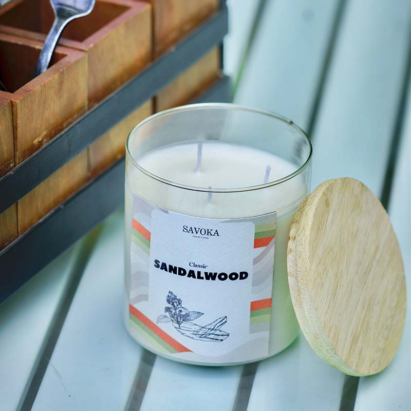 Härmatis Classic Sandalwood Scented Soy Candle Default Title