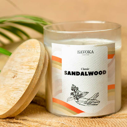 Härmatis Classic Sandalwood Scented Soy Candle Default Title