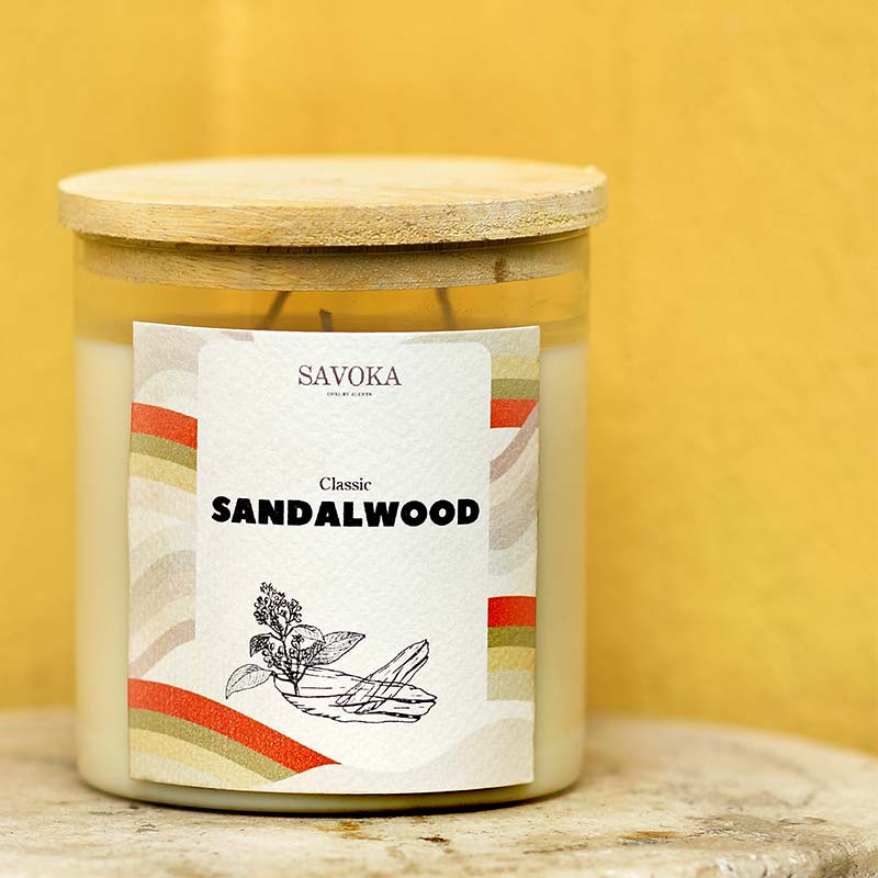 Härmatis Classic Sandalwood Scented Soy Candle Default Title