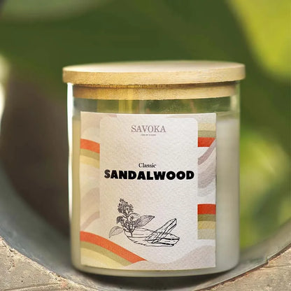 Härmatis Classic Sandalwood Scented Soy Candle Default Title