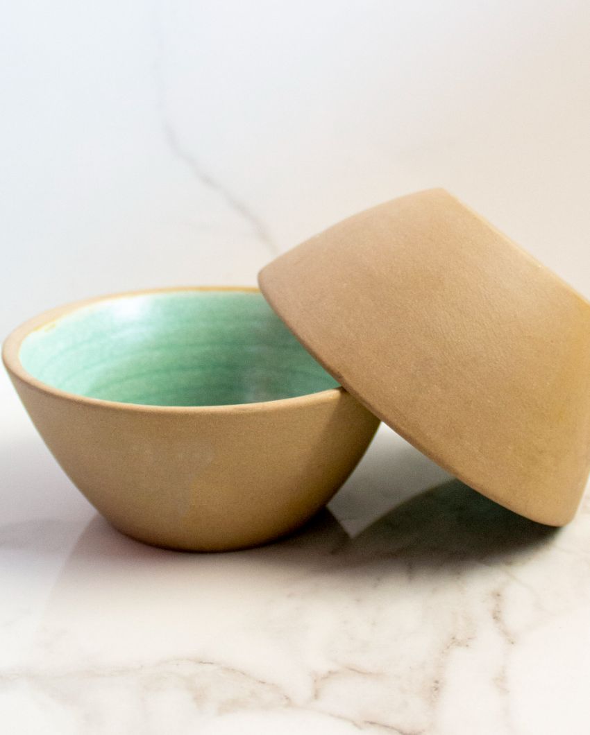 Inside Out Ceramic Soup Bowls | Set of 2
