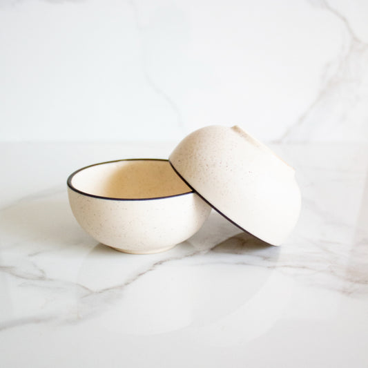 Stoneware Blurry Bowls | Set of 2 Default Title