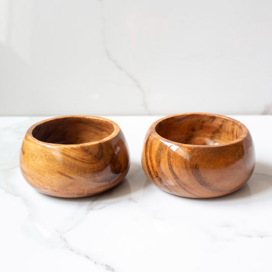 Stylish Bulgy Flat bowl | Set of 2 Default Title