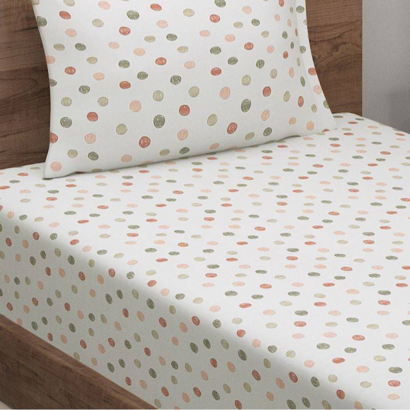 Grey Motifs Exclusive Print Cotton Satin Bedding Set Single Size